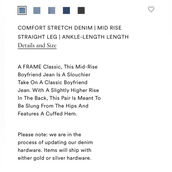 NWT FRAME DENIM LE GARÇON MID-RISE STRAIGHT FIT SIZE 30 - Picture 6 of 6